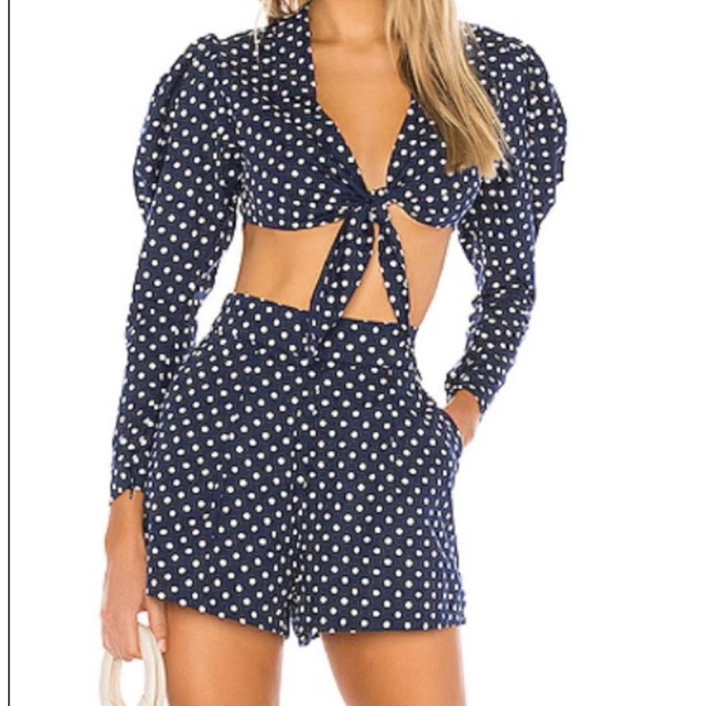 WeWoreWhat: Yellow Flower Bisou top and Etoile Short set